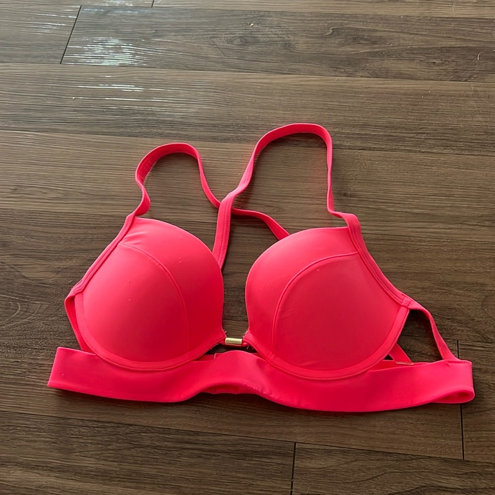 Hot pink swim top